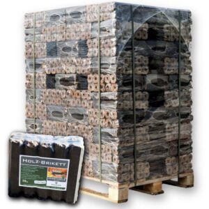 Eichenbriketts Palette 960 kg von holz4home (H4H169) - Hochwertige Brennstoffe