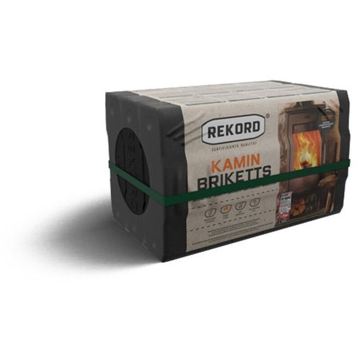 REKORD Kaminbriketts - 90 x 10 kg Palette für effizientes Heizen REKORD Kaminbriketts - 90 x 10 kg Palette für effizientes Heizen